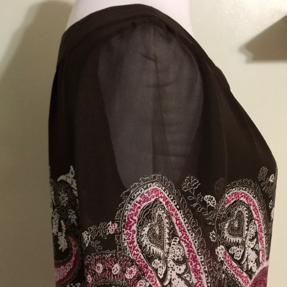 ANN TAYLOR SILK BLOUSE - Picture 5 of 7